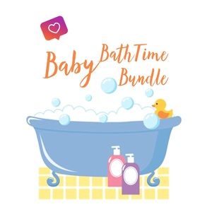 Baby Bath Time Bundle 🛁💕 Gift Set, Baby Shower